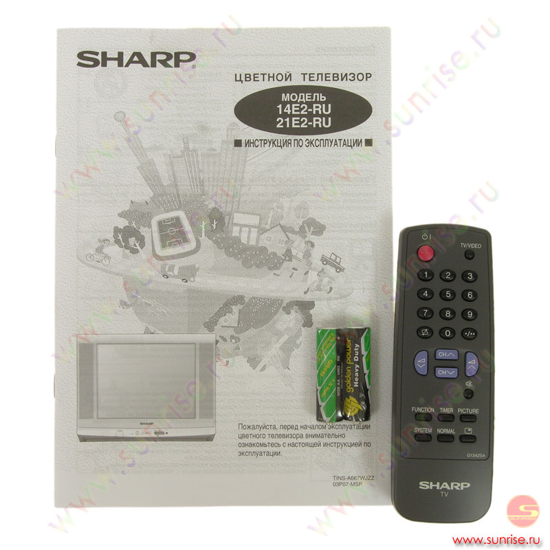 Sharp 14E2-Ru Инструкция