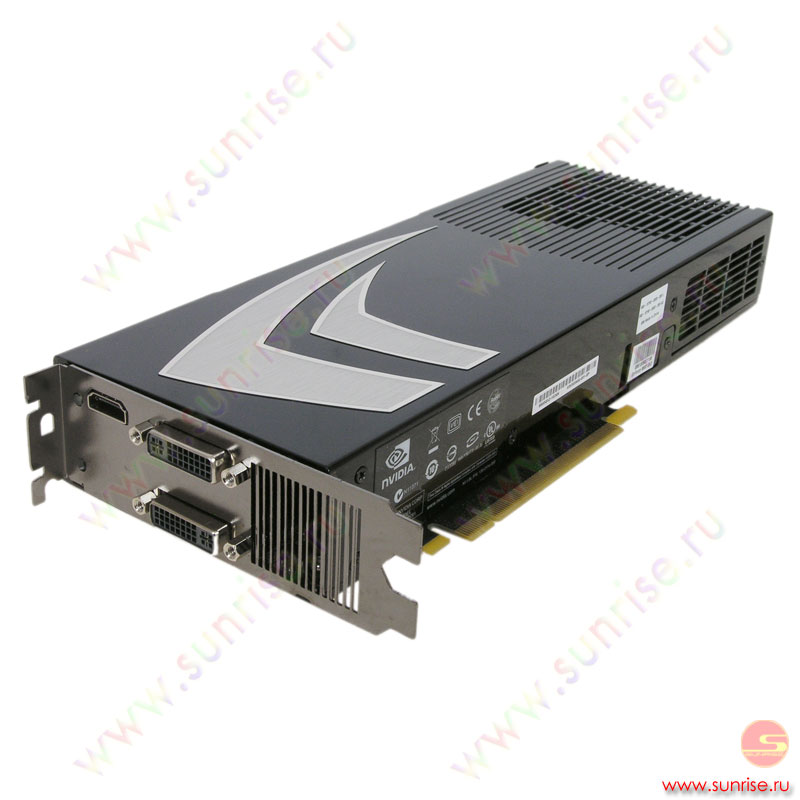 1Gb PCI-E GeForce 9800GX2 DDR3, TV, 2xDVI, Foxconn, retail