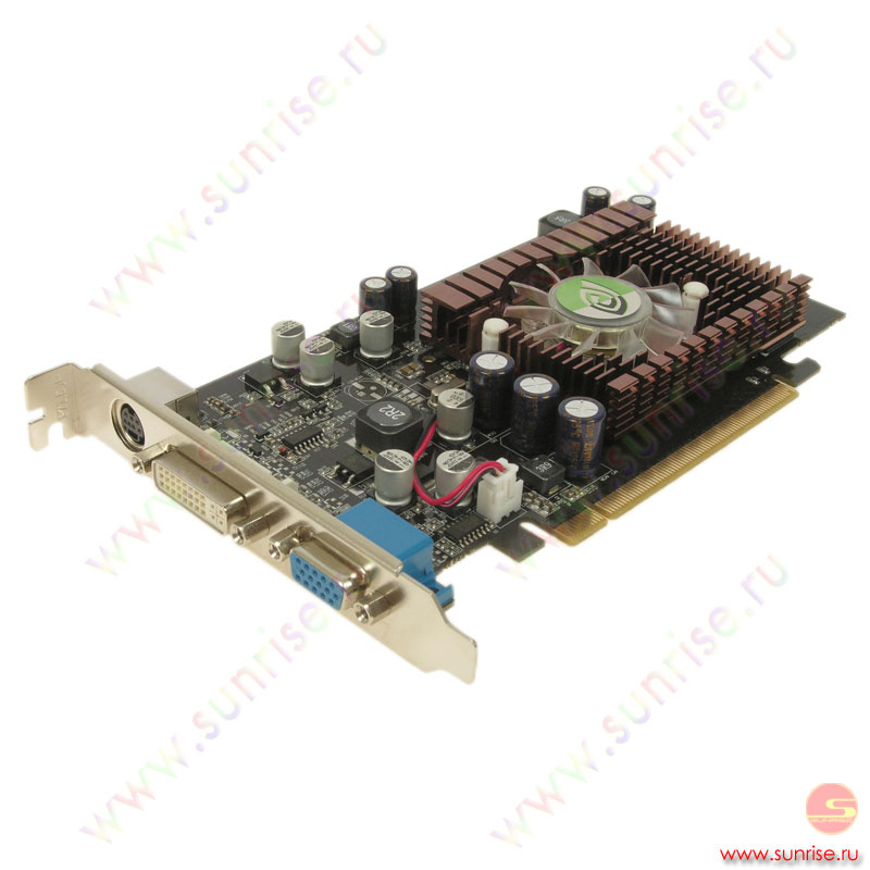 256Mb PCI-E GeForce 7300GS DDR2, TV, DVI