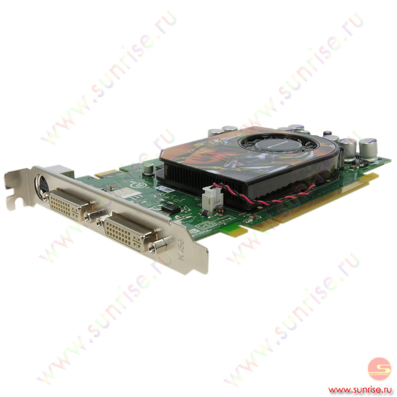 256Mb PCI-E GeForce 7600GT DDR3, TV, DVI, ECS, retail