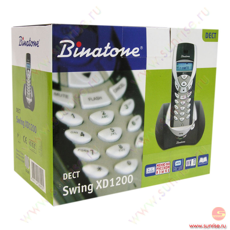 Инструкция на русском binatone swing twin xd1200